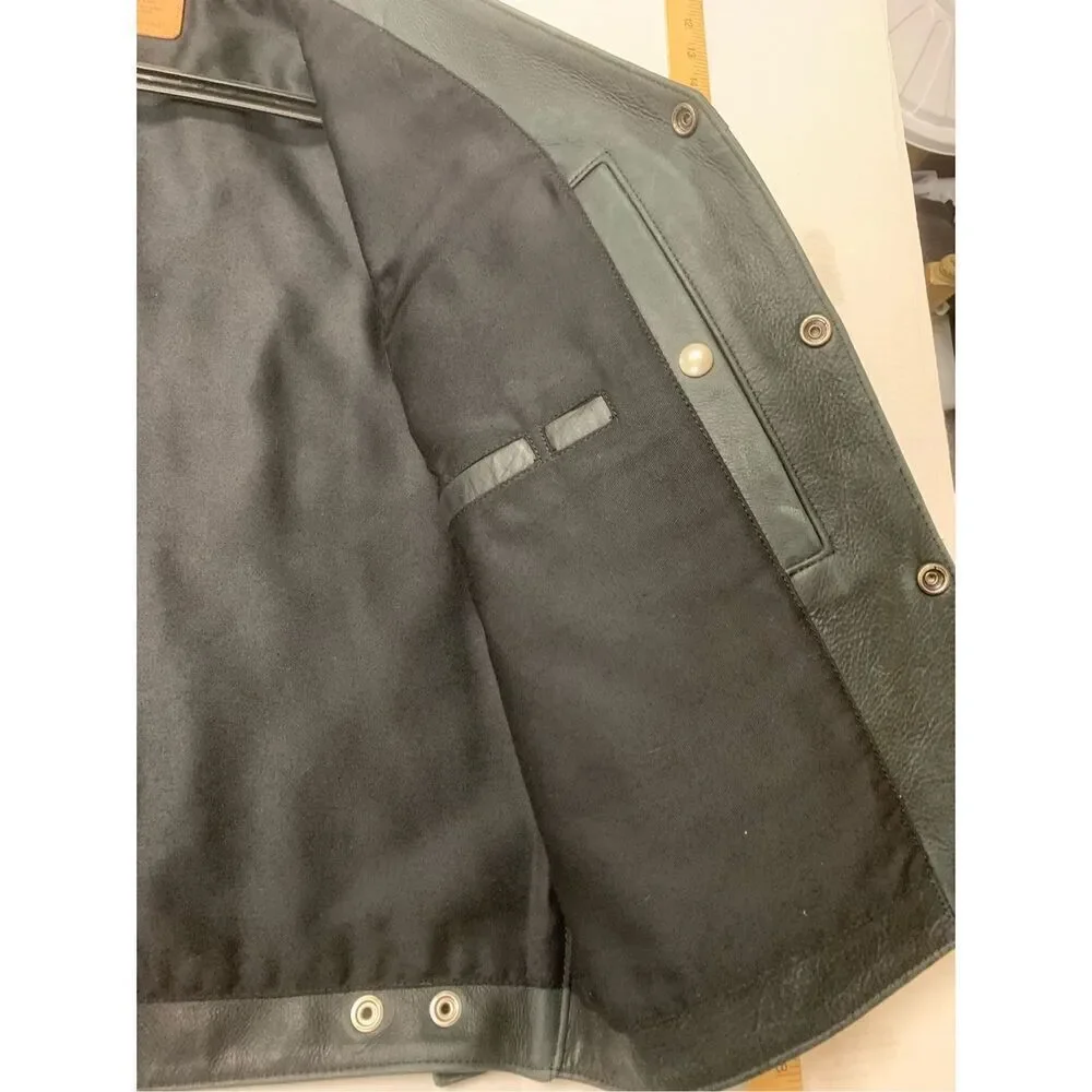 Vintage Coronado Leather Concealed Carry Vest